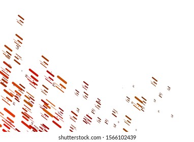Light Orange vector pattern with narrow lines. Modern geometrical abstract illustration with staves. Best design for your ad, poster, banner.