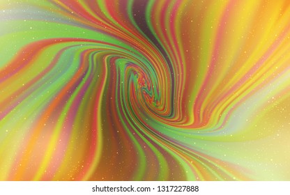 Light Orange vector pattern with night sky stars. Blurred decorative design in simple style with galaxy stars. Pattern for astrology websites.