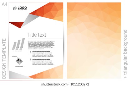 Light Orange vector  pattern for posters.