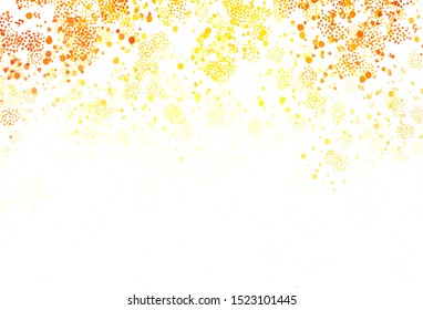 Light Orange vector pattern with random forms. Modern abstract illustration with colorful random forms. Simple design for your web site.