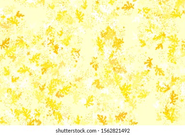 Light Orange vector pattern with random forms. Simple colorful illustration with abstract gradient shapes. Background for a cell phone.