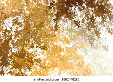Light Orange vector pattern with random forms. Illustration with colorful gradient shapes in abstract style. Modern design for your business card.