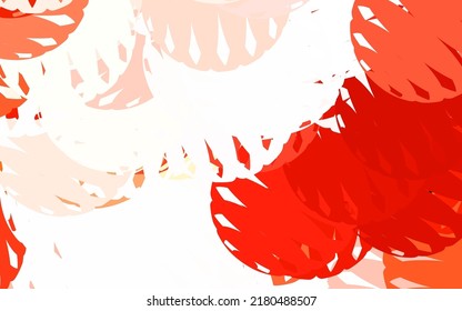Light Orange vector pattern with random forms. Simple colorful illustration with abstract gradient shapes. Modern design for your business card.