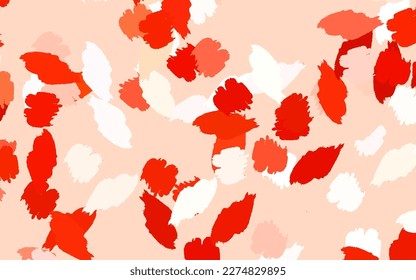 Light Orange vector pattern with random forms. Simple colorful illustration with abstract gradient shapes. Simple design for your web site.