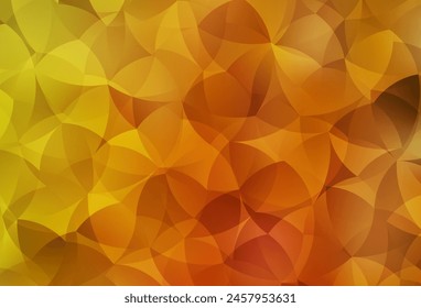 Light Orange vector pattern with random forms. Modern abstract illustration with colorful random forms. Elegant design for wallpapers.