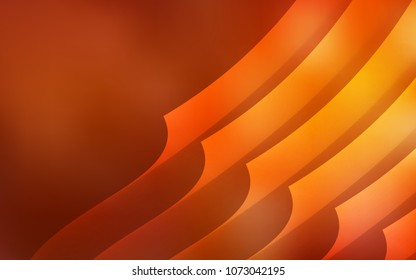 Light Orange vector pattern with sharp lines. Blurred decorative design in simple style with lines. Smart design for your business advert.