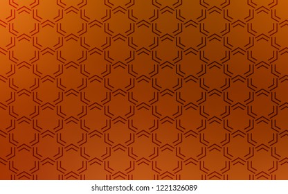 Light Orange vector pattern with sharp lines. Blurred decorative design in simple style with lines. Best design for your ad, poster, banner.