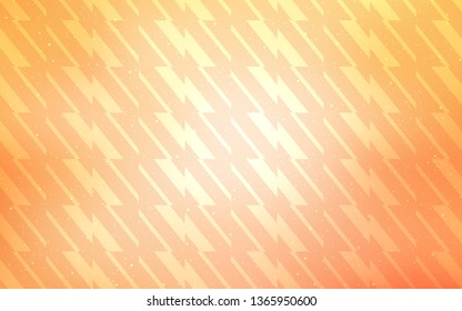 Light Orange vector pattern with sharp lines. Lines on blurred abstract background with gradient. Pattern for ads, posters, banners.