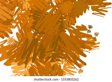 Light Orange vector pattern with sharp lines. Shining colored illustration with sharp stripes. Pattern for ads, posters, banners.