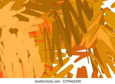 Light Orange vector pattern with sharp lines. Blurred decorative design in simple style with lines. Best design for your ad, poster, banner.