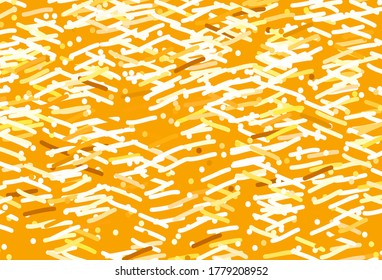Light Orange vector pattern with sharp lines. Modern geometrical abstract illustration with Lines. Template for your beautiful backgrounds.