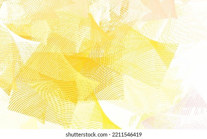 Light Orange vector pattern with sharp lines. Modern geometrical abstract illustration with Lines. Pattern for ads, posters, banners.