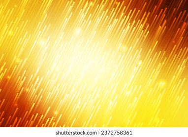 Light Orange vector pattern with sharp lines. Blurred decorative design in simple style with lines. Smart design for your business advert.