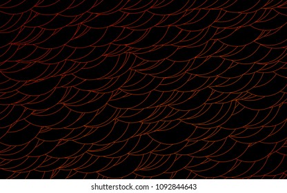 Light Orange vector  pattern with spheres. Blurred bubbles on abstract background with colorful gradient. New design for ad, poster, banner of your website.