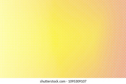 Light Orange vector  pattern with spheres. Blurred bubbles on abstract background with colorful gradient. Completely new template for your brand book.