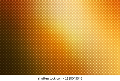 Light Orange vector pattern with spheres. Blurred decorative design in abstract style with bubbles. Pattern can be used for ads, leaflets.