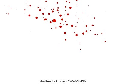 Light Orange vector pattern with spheres. Colorful illustration with blurred circles in nature style. Design for posters, banners.