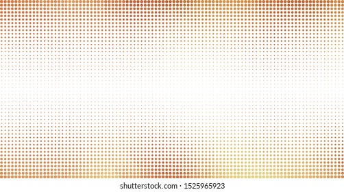 Light Orange vector  pattern with spheres. Blurred decorative design in abstract style with bubbles. Pattern for futuristic ad, booklets.