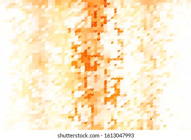 Light Orange vector pattern with spheres. Modern abstract illustration with colorful water drops. New template for your brand book.