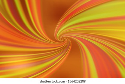 Light Orange vector pattern with wry lines. An elegant bright illustration with gradient. A new texture for your  ad, booklets, leaflets.