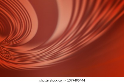Light Orange vector pattern with wry lines. Colorful geometric sample with gradient lines.  Colorful wave pattern for your design.