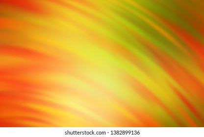 Light Orange vector pattern with wry lines. A completely new colorful illustration in simple style. The best colorful design for your business.