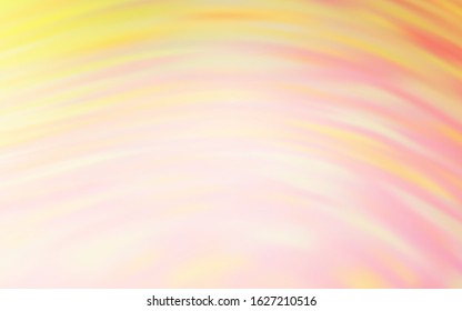 Light Orange vector pattern with wry lines. A shining illustration, which consists of curved lines. Pattern for your business design.