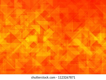 Light Orange vector polygon abstract polygon abstract. Brand new colored illustration in blurry style with gradient. A completely new design for your business.