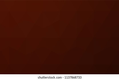Light Orange vector polygon abstract background. A completely new color illustration in a polygonal style. Brand new design for your business.