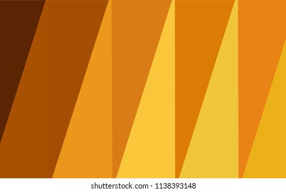 Light Orange vector polygon abstract background. Glitter abstract illustration with an elegant design. A completely new design for your business.
