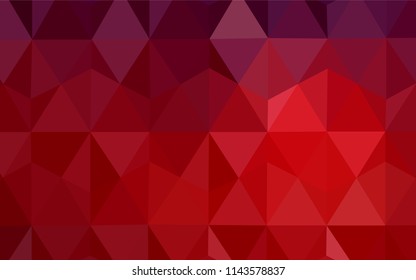 Light Orange vector polygon abstract layout. Colorful illustration in abstract style with triangles. Pattern for a brand book's backdrop.
