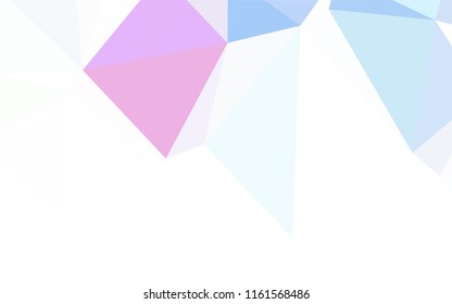 Light Orange vector polygon abstract layout. Elegant bright polygonal illustration with gradient. Template for cell phone's backgrounds.