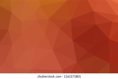 Light Orange vector polygon abstract layout. Shining colored illustration in a Brand new style. The textured pattern can be used for background.