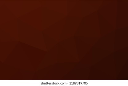 Light Orange vector polygon abstract background. Colorful abstract illustration with triangles. Textured pattern for your backgrounds.