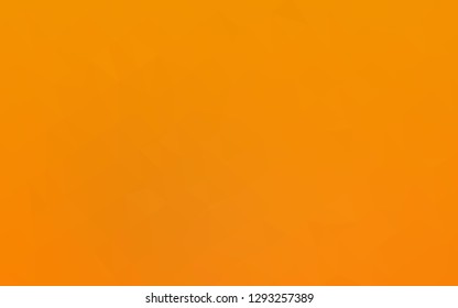 Light Orange vector polygon abstract backdrop. Creative illustration in halftone style with gradient. Polygonal design for your web site.