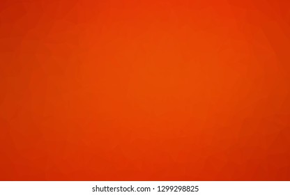 Light Orange vector polygon abstract layout. Colorful abstract illustration with gradient. Triangular pattern for your business design.