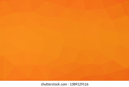 Light Orange vector polygon abstract layout. Colorful illustration in abstract style with gradient. Elegant pattern for a brand book.