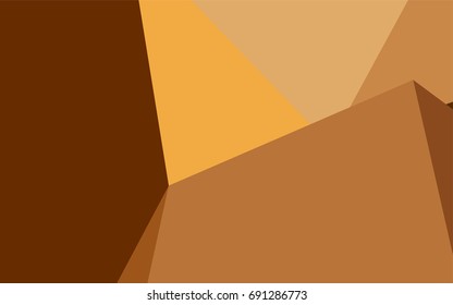 Light Orange vector polygon abstract pattern. Creative geometric illustration in Origami style with gradient. A new texture for your design.