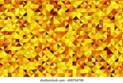 Light Orange vector polygon abstract template. Creative geometric illustration in Origami style with gradient. A completely new design for your business.