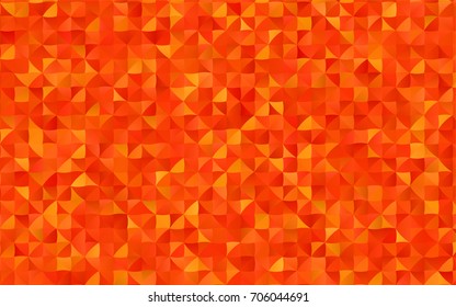 Light Orange vector polygon abstract pattern. Colorful illustration in abstract style with gradient. The template can be used as a background for cell phones.