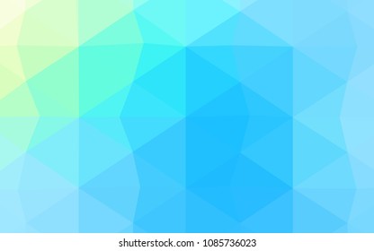 Light Orange vector polygonal background. Glitter abstract illustration with an elegant design. Brand-new style for your business design.