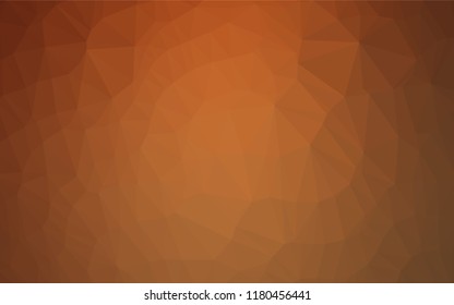 Light Orange vector polygonal background. A vague abstract illustration with gradient. The template can be used as a background for cell phones.