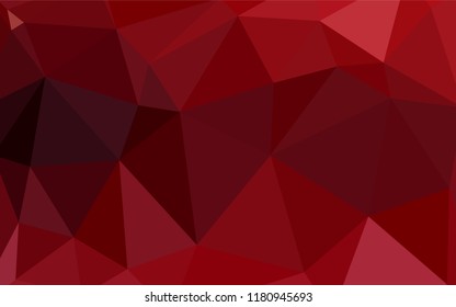 Light Orange vector polygonal background. Creative geometric illustration in Origami style with gradient. Brand new design for your business.