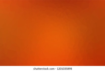 Light Orange vector polygonal background. Creative geometric illustration in Origami style with gradient. The textured pattern can be used for background.