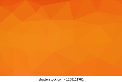 Light Orange vector polygonal background. Shining colored illustration in a Brand new style. The elegant pattern can be used as part of a brand book.