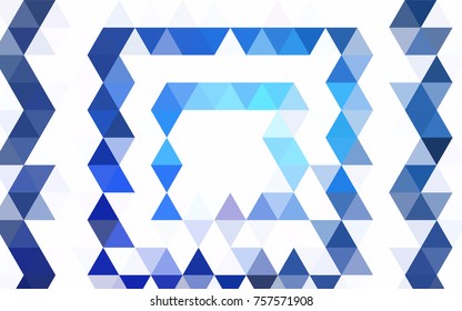 Light Orange vector polygonal background. Geometric illustration in Origami style with gradient.  The polygonal design can be used for your web site.