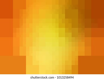 Light Orange vector polygonal illustration, which consist of rectangles. Rectangular design for your business. Creative geometric background in Origami style with gradient