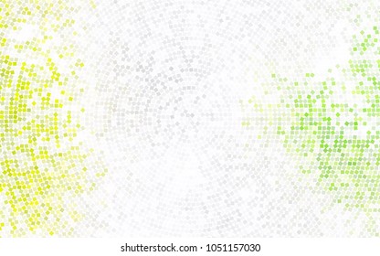 Light Orange vector polygonal illustration, which consist of rectangles. Rectangular pattern for your business design. Geometric background in Origami style with gradient. 
