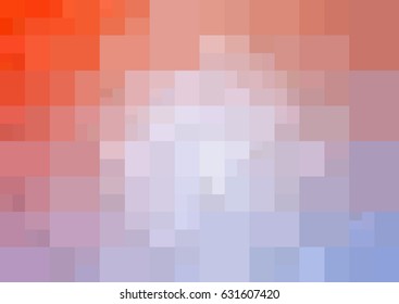 Light Orange vector polygonal illustration, which consist of rectangles. Rectangular design for your business. Creative geometric background in Origami style with gradient