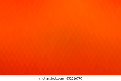Light Orange vector polygonal illustration, which consist of rectangles. Rectangular pattern for your business design. Geometric background in Origami style with gradient. 
